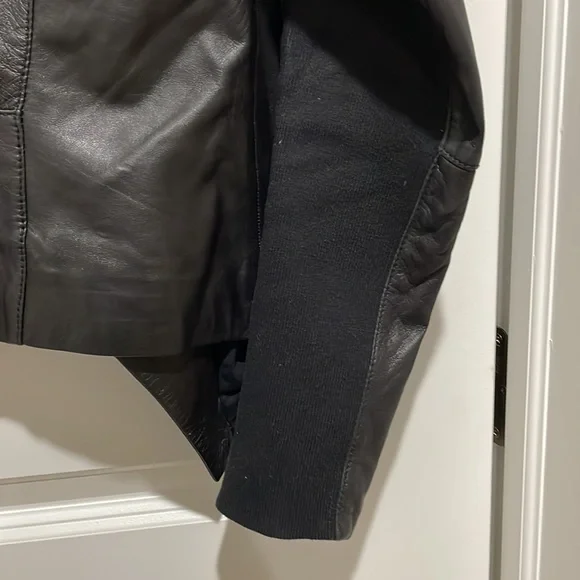 Trouve Black Leather Jacket
